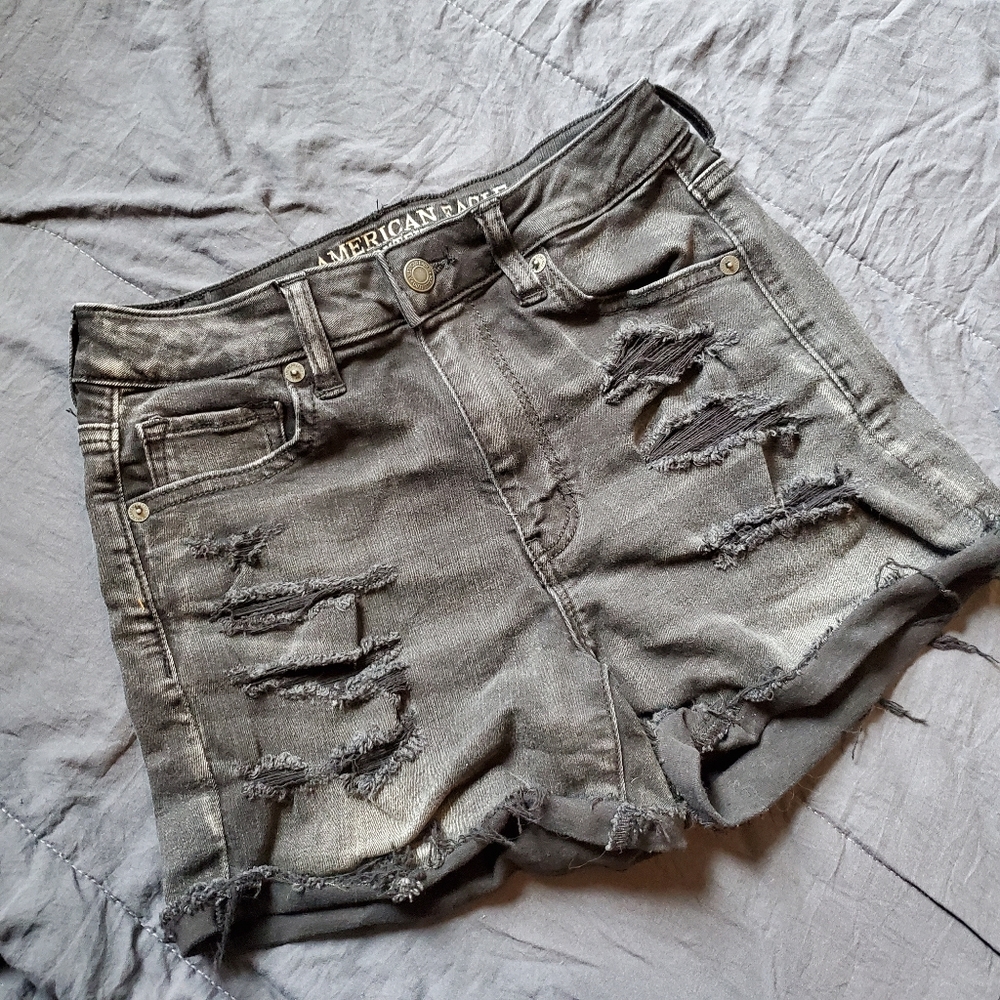 AE High Rise Midi Shorts